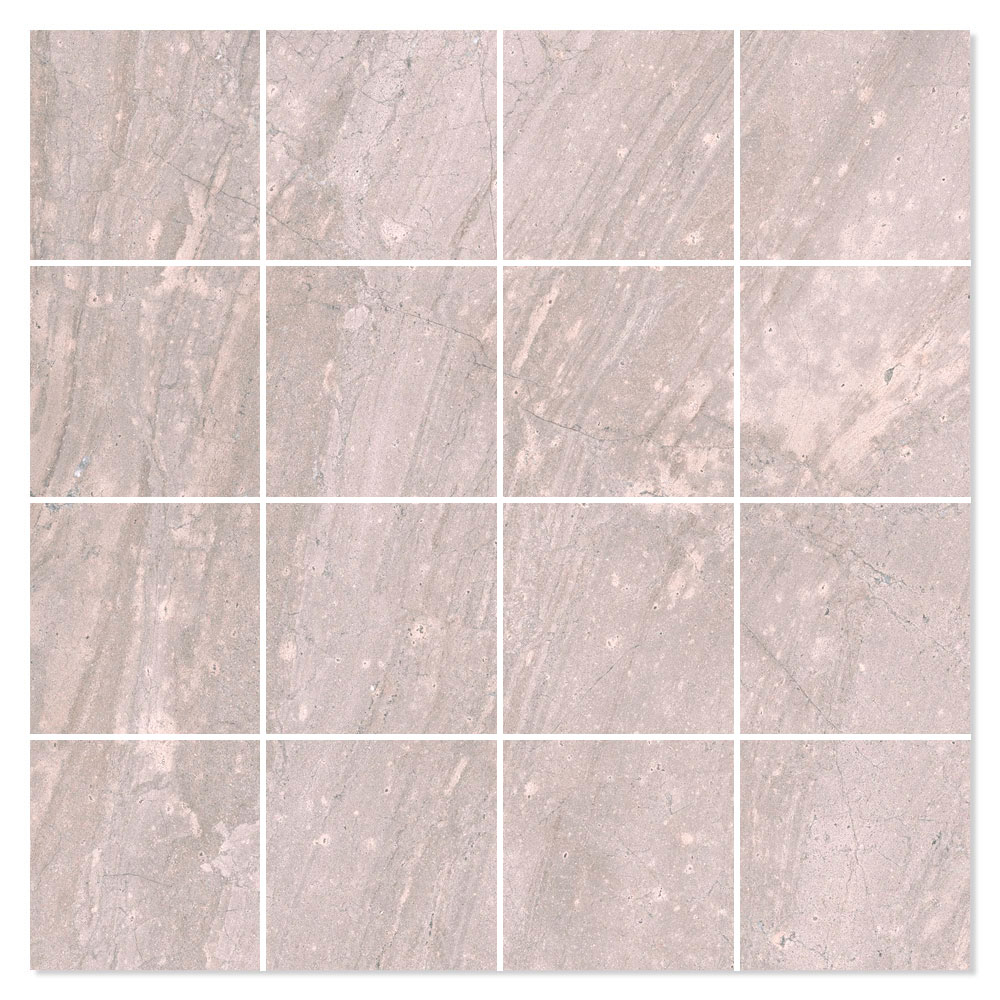 Mosaikkflis Titan Beige Matt 30x30 (7x7) cm